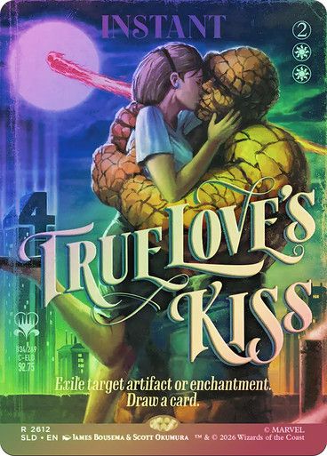 Magic the Gathering True Love's Kiss Foil Marvel Secret Lair Greenhills