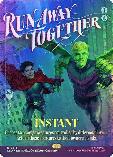 Magic the Gathering Run Away Together Foil Marvel Secret Lair Greenhills