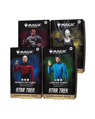 PRE-ORDER Magic the Gathering Star Trek Commander Decks Set of 4