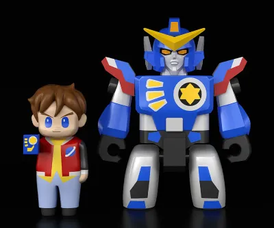 PRE-ORDER Good Smile BRICKROID The Brave Fighter of Legend Da-Garn - Da-Garn &amp; Seiji Takasugi