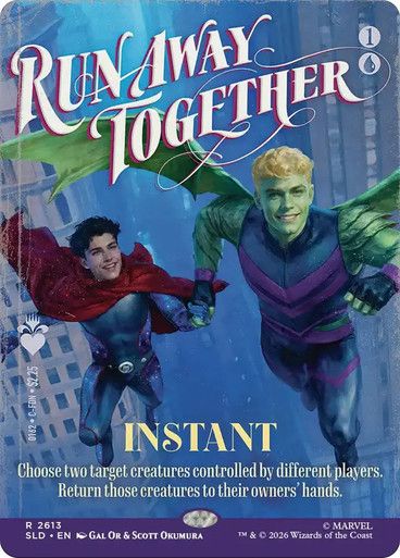 Magic the Gathering Run Away Together Marvel Secret Lair Festival