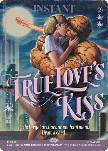 Magic the Gathering Ture Love's Kiss Marvel Secret Lair Festival
