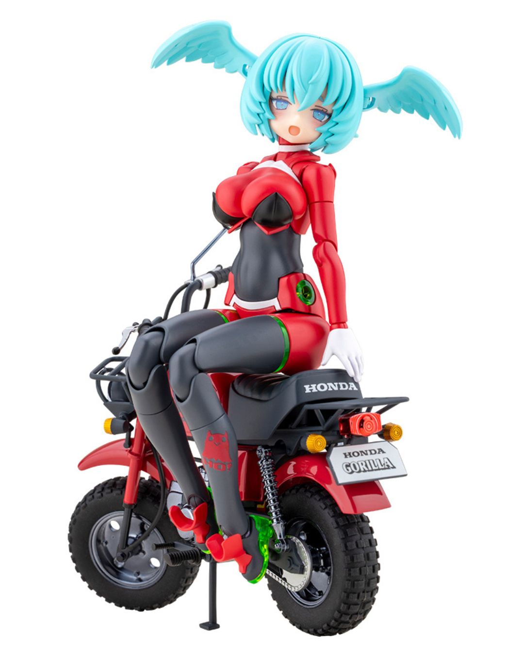 PRE-ORDER Kotobukiya Megami Device PUNI MOFU Racing Xiao with Honda Z50J Gorilla Plastic Model Kit