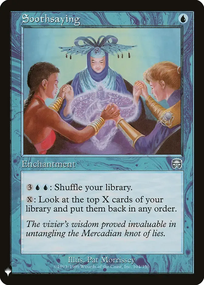 Magic the Gathering Soothsaying The List Greenhills