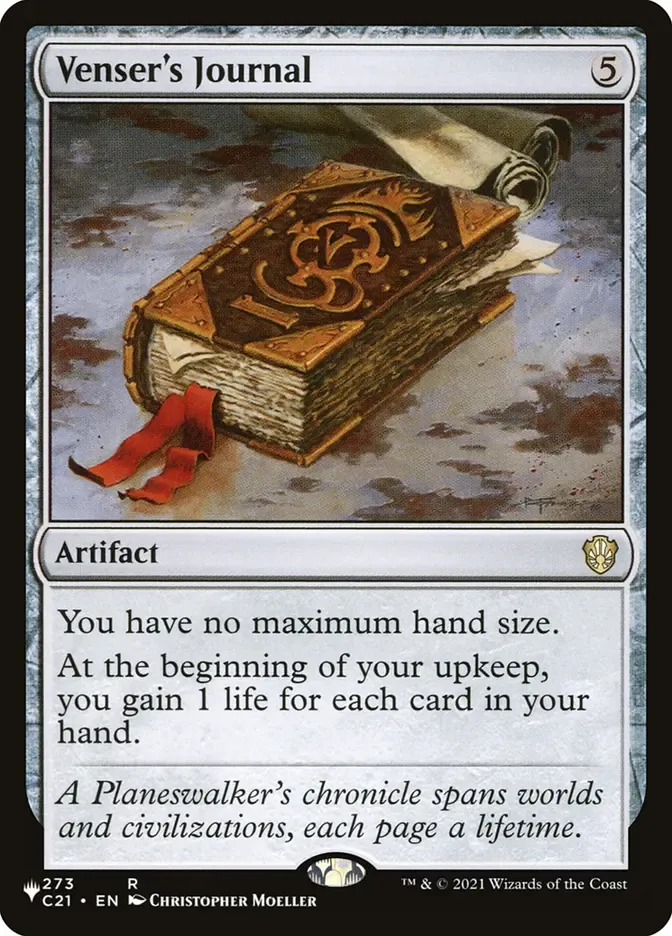 Magic the Gathering Venser's Journal The List Greenhills