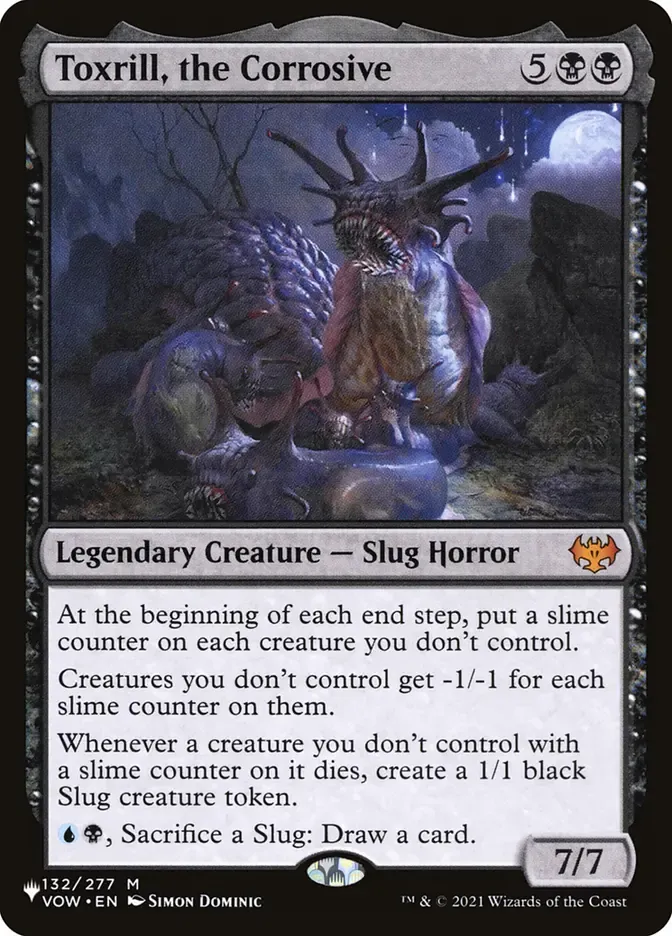 Magic the Gathering Toxrill, the Corrosive The List Greenhills