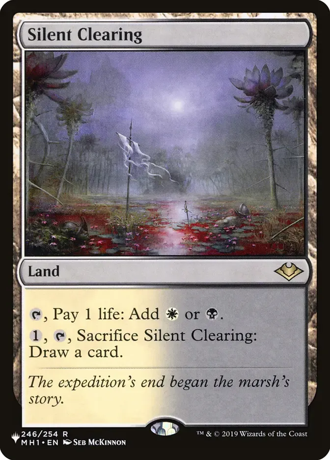 Magic the Gathering Silent Clearing The List Greenhills