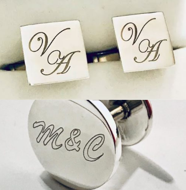 Mancuernillas Personalizadas en Plata Facundo