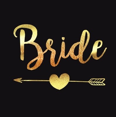 Tatuaje para Despedida Bride y Team Bride