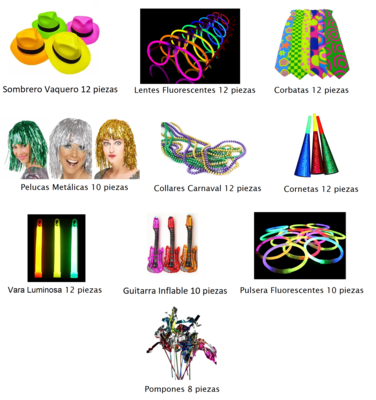 Batucada / Kit de Fiesta (110 artículos)