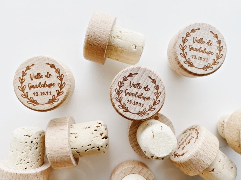 Recuerdos de Tapón para Botella de Vino Lua (Set 50-100 unidades)