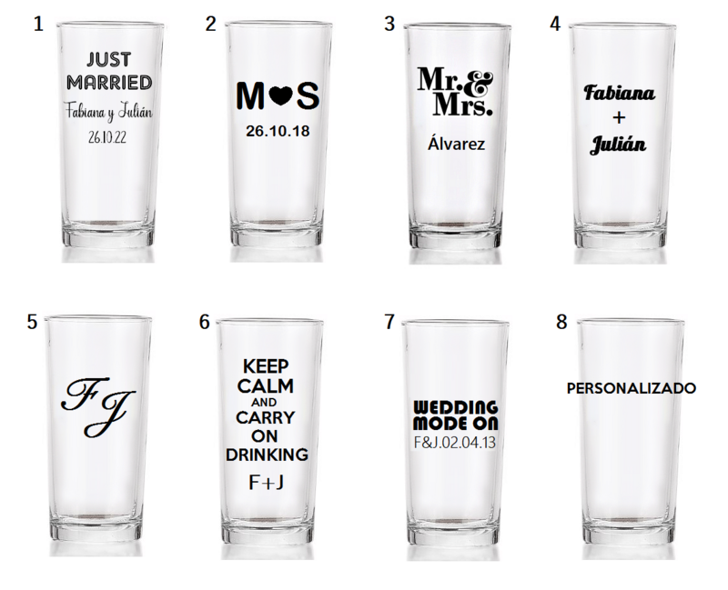 Tequileros Personalizados (Set 50-180 unidades)