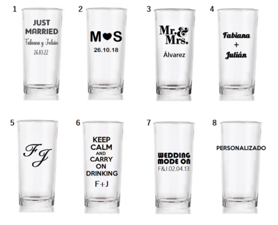 Tequileros Personalizados (Set 50-180 unidades)