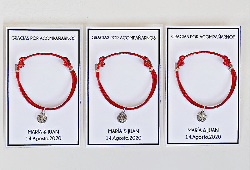 Pulseras de San Benito de Recuerdo (Set 10-150 unidades)