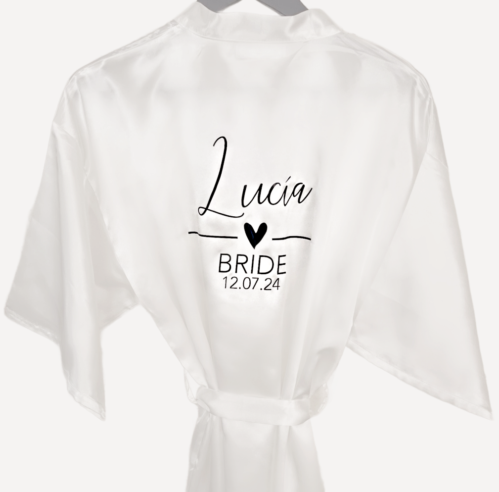 Bata Novia y Damas Personalizada