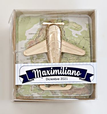 Recuerdos Destapadores Baby Avioneta (Set 10-100 unidades)