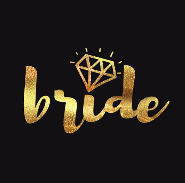 Tatuaje para Despedida Bride y Team Bride