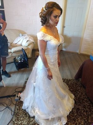 Vestido de Novia Usado Baracci / Talla 10 Vestido de Novia Usado Baracci / Talla 10