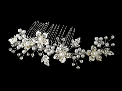 Tocado Pilar (Plata, Dorado y Oro Rosa)