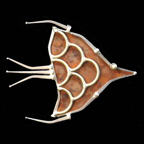 Single Angel Fish with Rings