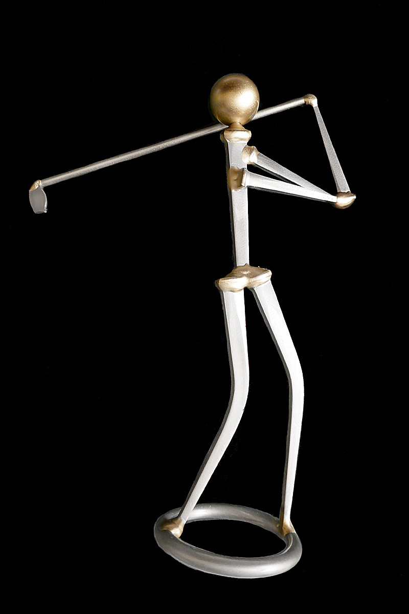 Male Standing Golfer