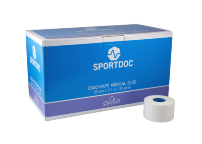 MEDICAL BLUE sportstape 38mm 32 stk. kr. 14,50 per stk. MEDICAL BLUE sportstape 38mm 32 stk. kr. 14,50 per stk.