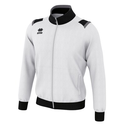 LOU Fullzipped Sweatshirt Hvid/Sort/Antracit grå LOU Fullzipped Sweatshirt Hvid/Sort/Antracit grå