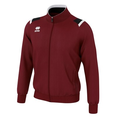 LOU Fullzipped Sweatshirt Maroon/Sort/Hvid LOU Fullzipped Sweatshirt Maroon/Sort/Hvid