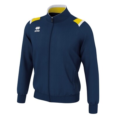 LOU Fullzipped Sweatshirt Navy/Gul/Hvid LOU Fullzipped Sweatshirt Navy/Gul/Hvid