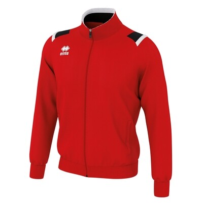 LOU Fullzipped Sweatshirt Rød/Sort/Hvid LOU Fullzipped Sweatshirt Rød/Sort/Hvid