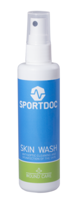 SKINWASH - sårrensning til hudafskrabninger 100 ml. SKINWASH - sårrensning til hudafskrabninger 100 ml.