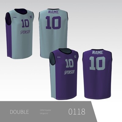 DOUBLE - Vendbar trænings trøje uden ærmer UNISEX DOUBLE - Vendbar trænings trøje uden ærmer UNISEX