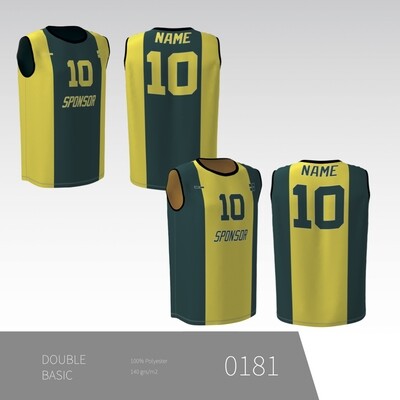 DOUBLE Basic - Vendbar trænings trøje uden ærmer UNISEX DOUBLE Basic - Vendbar trænings trøje uden ærmer UNISEX