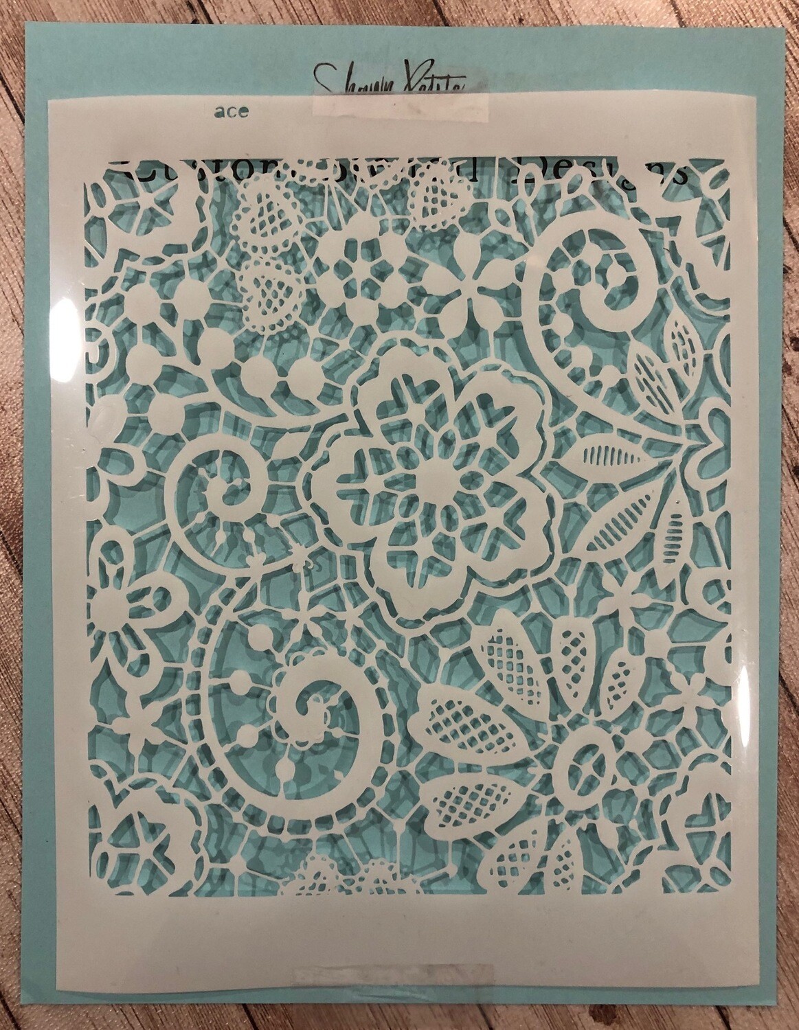 Lace stencil clearance