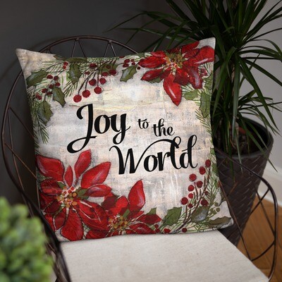 Joy to the World Basic Pillow
