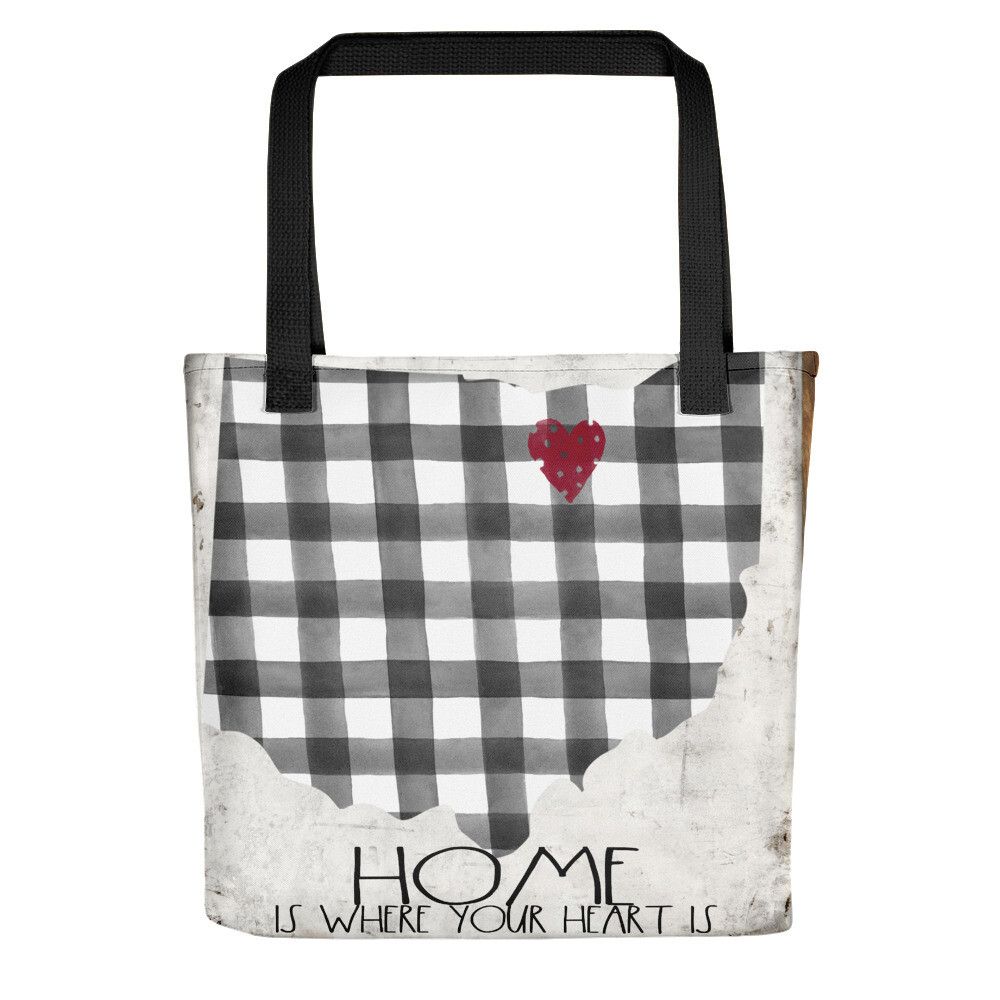 Ohio Home is where the Heart is Tote bag