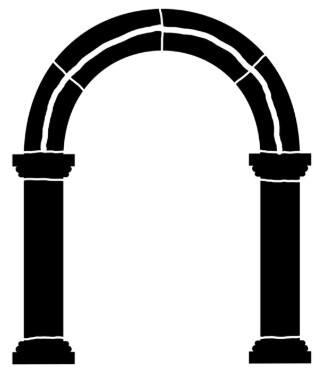 Arch 1 round large 8x10