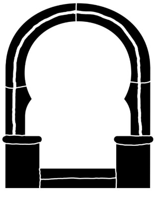 Arch 2 curvy large 8x10 stencil
