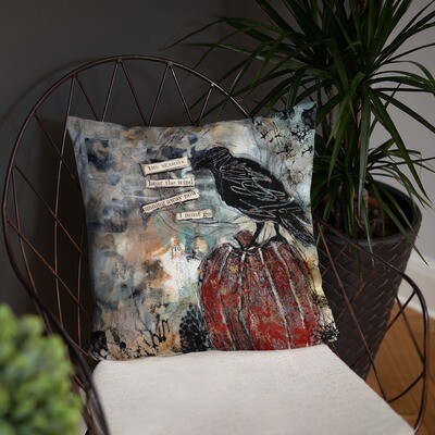 Fall crow Basic Pillow