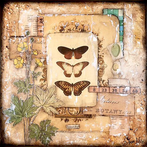 "Beautiful" butterfly Print on Wood 6x6 Overstock