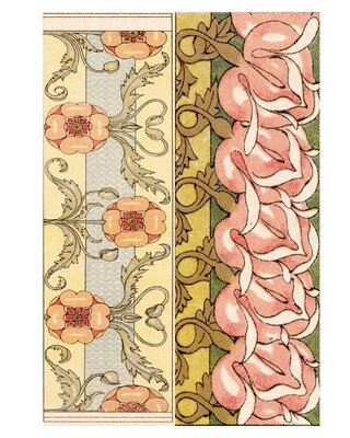 Art Deco Patterns collage papers **INSTANT DOWNLOAD** 5 pages