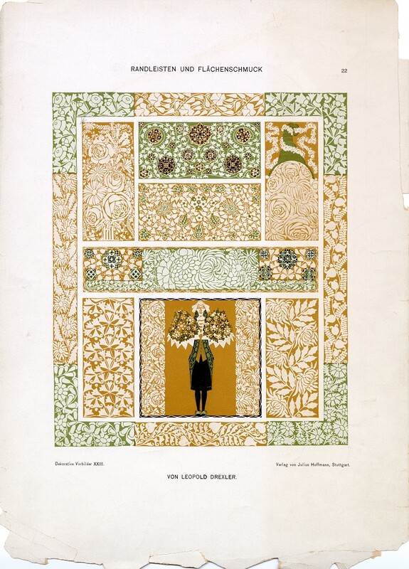 Swedish Patterns collage papers **INSTANT DOWNLOAD** 9 pages