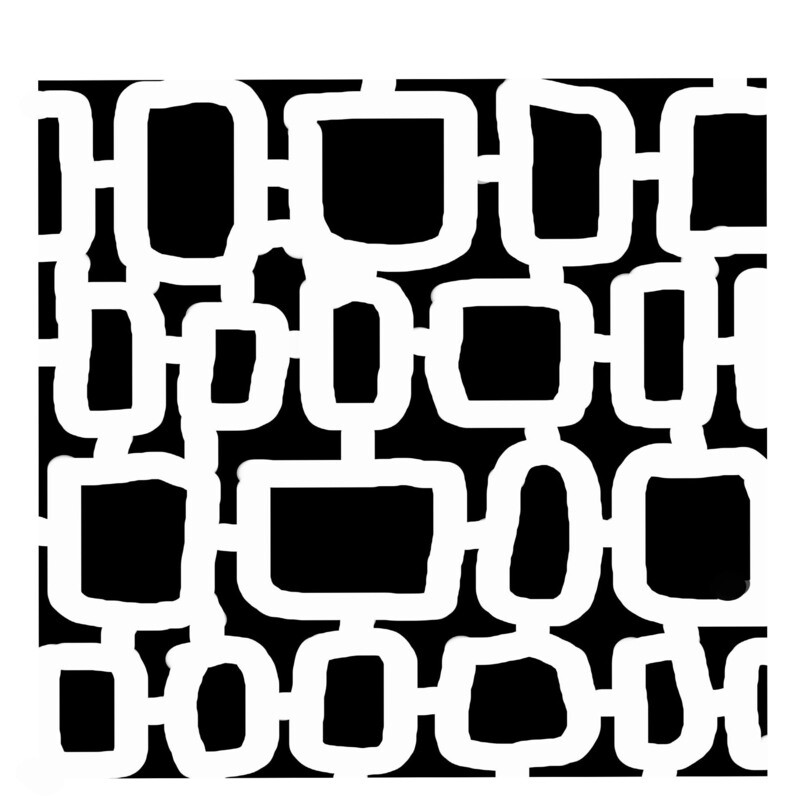 Retro Pattern 3 stencil 6x6