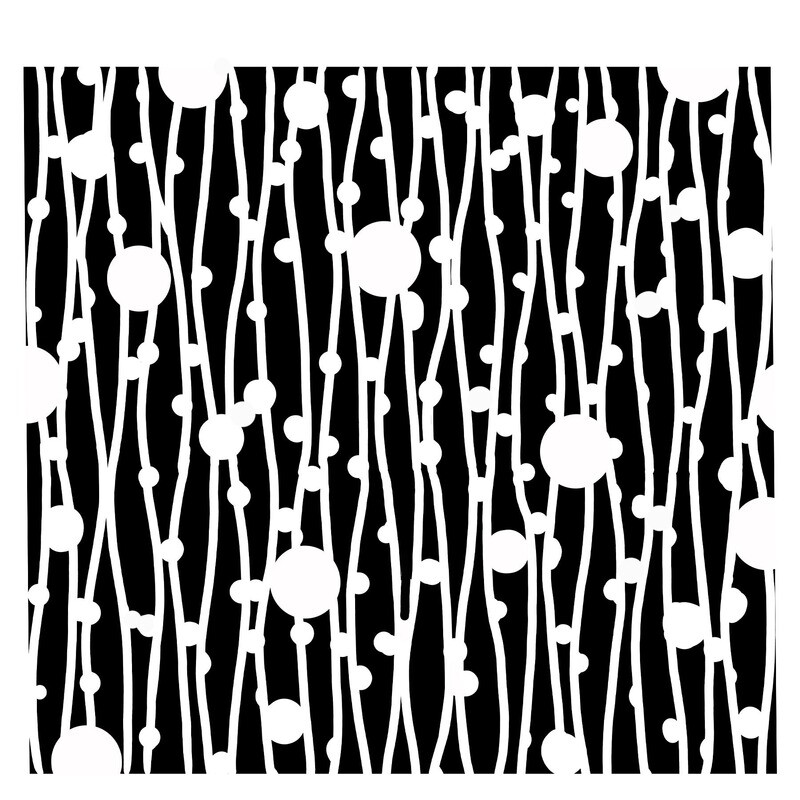 Sparkle stencil 6x6