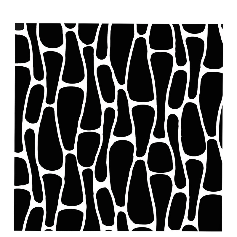 Retro Pattern 1 stencil 6x6