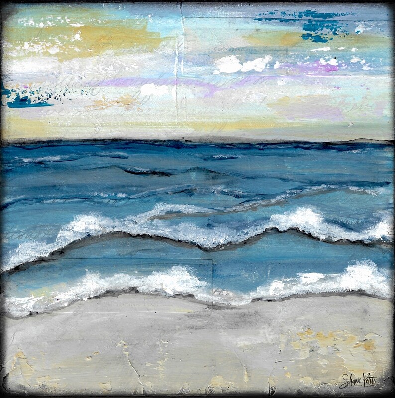 &quot;A day at the beach&quot; Print to be Framed