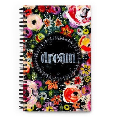 Dream Spiral notebook with dotted pages