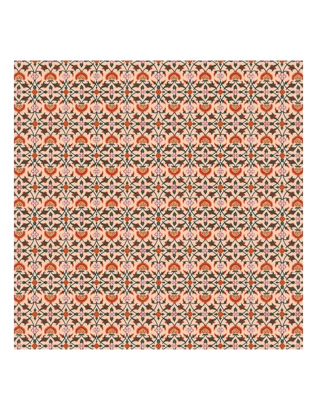 Vintage Patterns 1 soft collage papers **INSTANT DOWNLOAD** 6 pages
