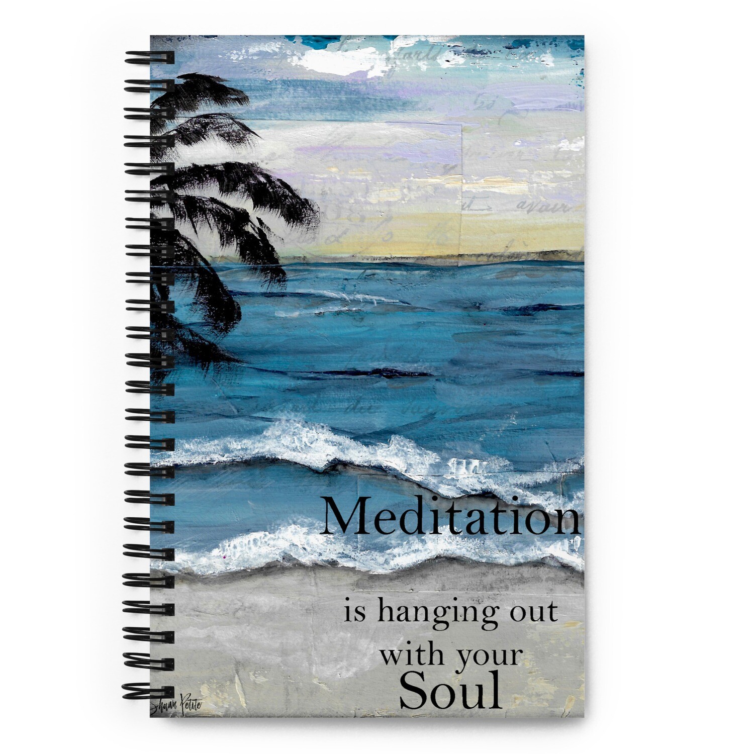 Meditation is hanging out with your soul notebook with dotted pages