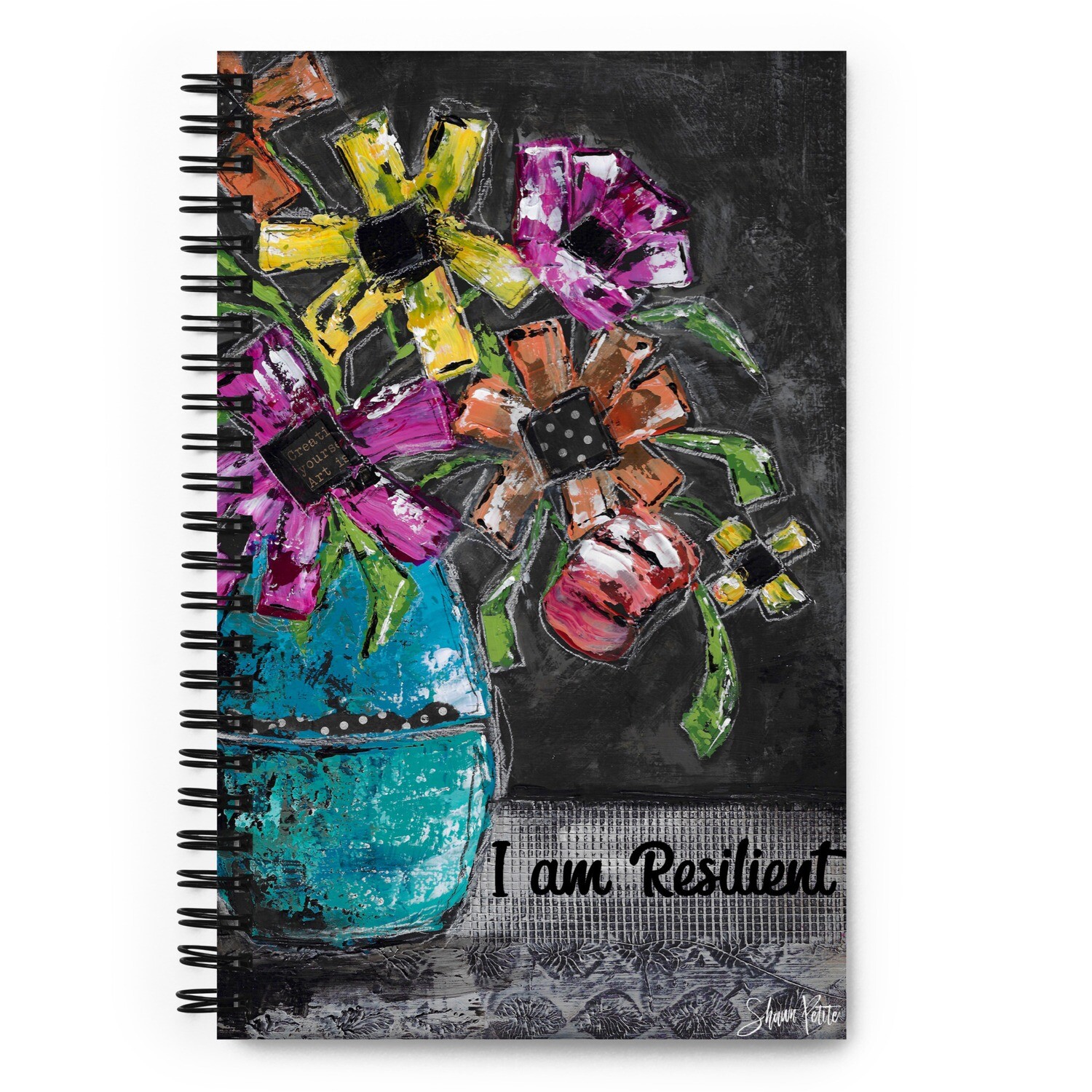 I am Resilient notebook with dotted pages